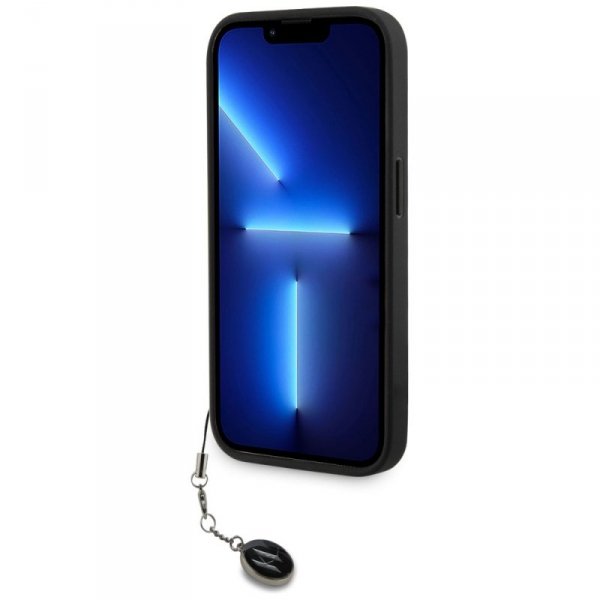 Karl Lagerfeld KLHCP15XPSAKDGCK iPhone 15 Pro Max 6.7&quot; czarny/black hardcase Saffiano Rhinestones & Charm