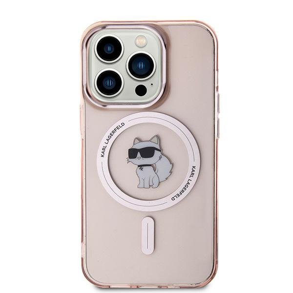 Karl Lagerfeld KLHMP14LHFCCNOP iPhone 14 Pro 6.1&quot; różowy/pink hardcase IML Choupette MagSafe