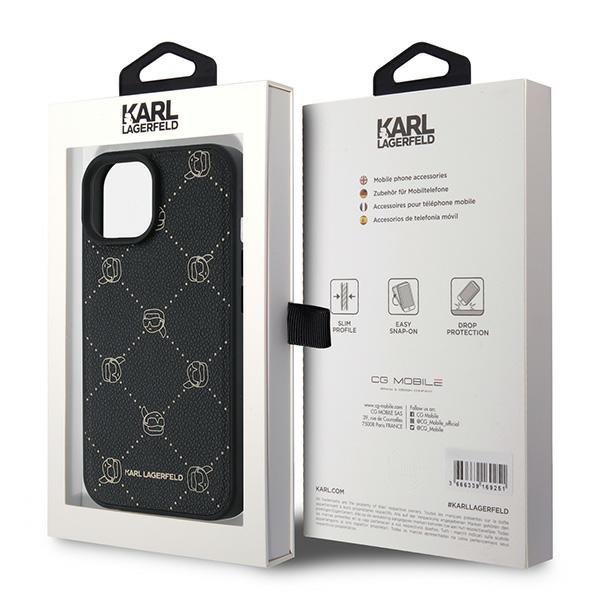 Karl Lagerfeld KLHMP15MPGKHPHK iPhone 15Plus 6.7&quot; czarny/black Karl Head MagSafe