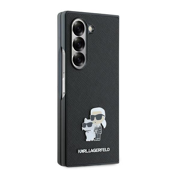 Karl Lagerfeld KLHCZFD6SAPKCNPK Z Fold6 F956 czarny/black hardcase Saffiano Metal Pin