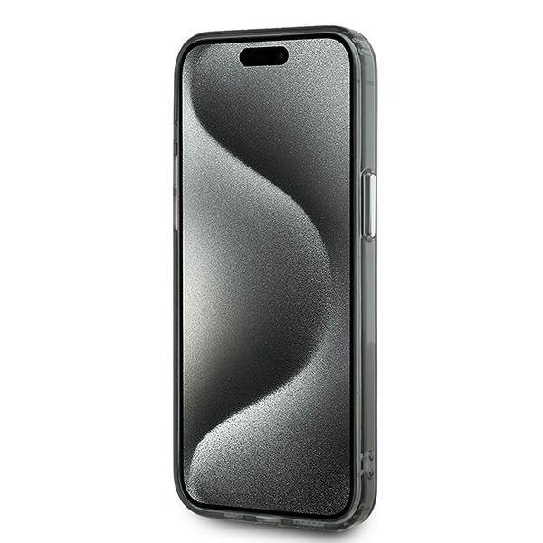 Karl Lagerfeld KLHMP15XHMCKMHK iPhone 15Pro Max 6.7&quot; czarny/black IML Monogram Karl&Choupette Head MagSafe