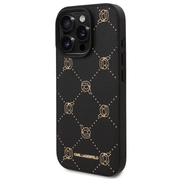Karl Lagerfeld KLHMP16XPGKHPHK iPhone 16Pro Max 6.9&quot; czarny/black Magsafe Karl Head