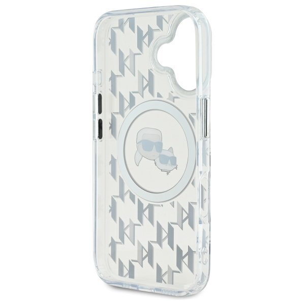 Karl Lagerfeld KLHMP16SHMCKMHT iPhone 166.1&quot; przezroczysty/transparent IML Monogram Karl&Choupette Head MagSafe
