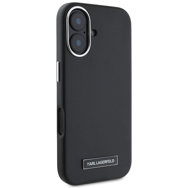 Karl Lagerfeld KLHMP16MPGMSRPK iPhone16 Plus 6.7&quot; czarny/black hardcase FW Metal Plate MagSafe