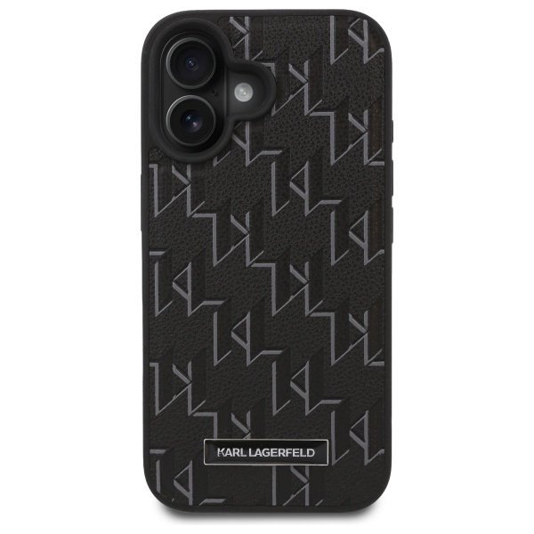 Karl Lagerfeld KLHMP16SPKHPORPK iPhone   16 6.1&quot; czarny/black hardcase Hot Stamp Magsafe