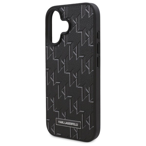 Karl Lagerfeld KLHMP16SPKHPORPK iPhone   16 6.1&quot; czarny/black hardcase Hot Stamp Magsafe