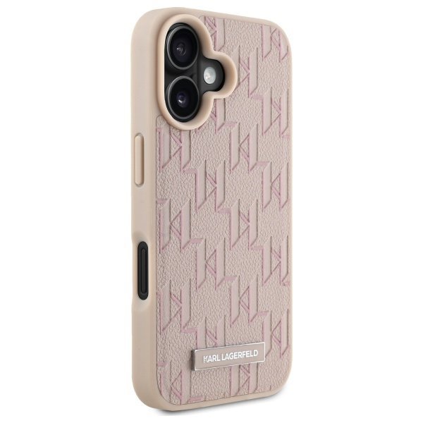 Karl Lagerfeld KLHMP16SPKHPORPP iPhone16 6.1&quot; różowy/pink hardcase Hot Stamp Magsafe