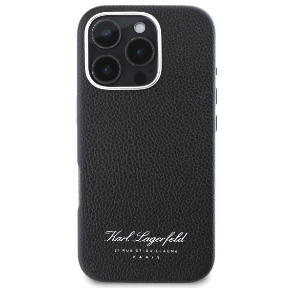 Karl Lagerfeld KLHCP16LPGWCMKHK iPhone16 Pro 6,3&quot; hardcase czarny/black hotel RSG