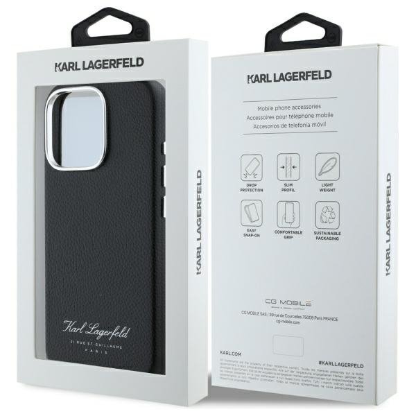 Karl Lagerfeld KLHCP16XPGWCMKHK iPhone16 Pro Max 6,9&quot; hardcase czarny/black hotel RSG