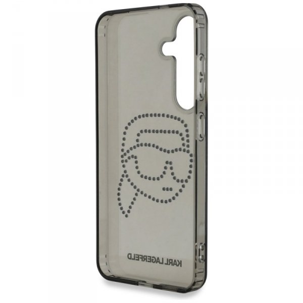 Etui Karl Lagerfeld Rhinestones Karl     Head Logo do Samsung Galaxy S25 czarny