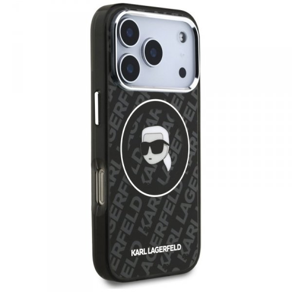 Etui Karl Lagerfeld IML Karl Head Logo   MagSafe do iPhone 17 Pro Max czarny