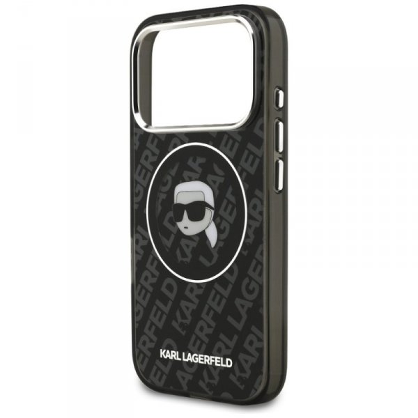 Etui Karl Lagerfeld IML Karl Head Logo   MagSafe do iPhone 17 Pro Max czarny