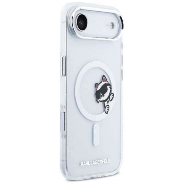 Etui Karl Lagerfeld IML Peekaboo MagSafe do iPhone Air transparent