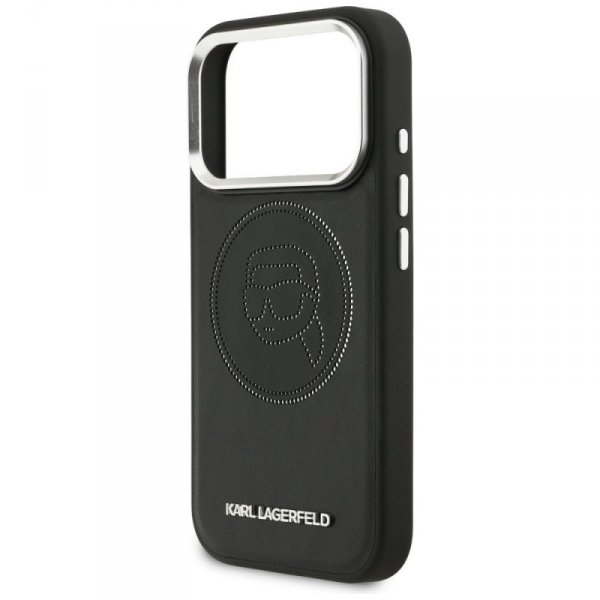Etui Karl Lagerfeld K Head Point Logo    MagSafe do iPhone 17 Pro czarny