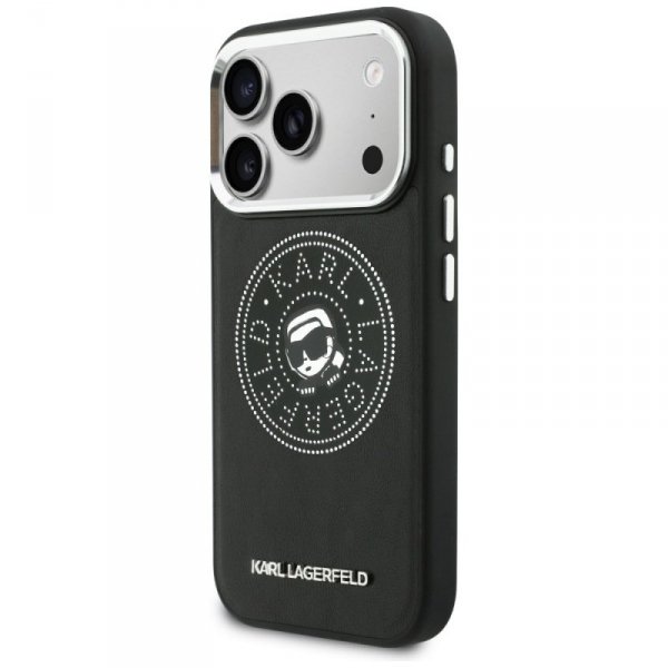 Etui Karl Lagerfeld Point & Karl Sketch  MagSafe do iPhone 17 Pro Max czarny