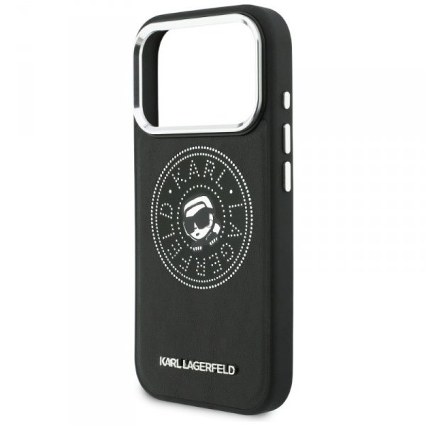 Etui Karl Lagerfeld Point & Karl Sketch  MagSafe do iPhone 17 Pro Max czarny