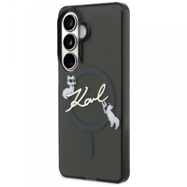 Etui Karl Lagerfeld IML KC Script        MagSafe do Samsung Galaxy S26+ czarny