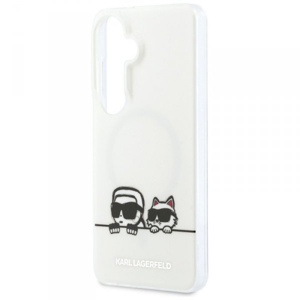Etui Karl Lagerfeld IML Peekaboo         Karl&Choupette MagSafe do Samsung Galaxy S26+ przezroczysty