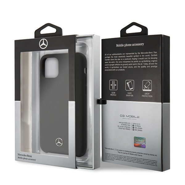 Mercedes MEHCN58SILBK iPhone 11 Prohardcase czarny/black Silicone Line