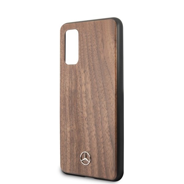 Mercedes MEHCS62VWOLB S20 G980hard case brązowy/brown Wood Line Walnut