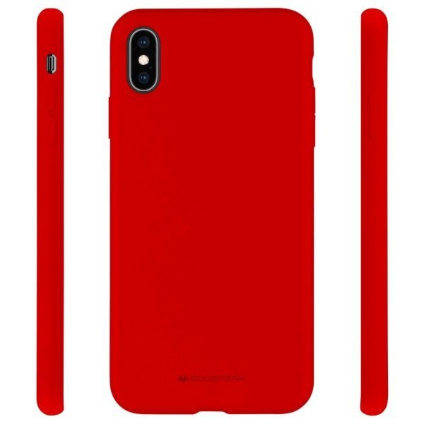 Mercury Silicone Samsung A31 A315 czerwony/red