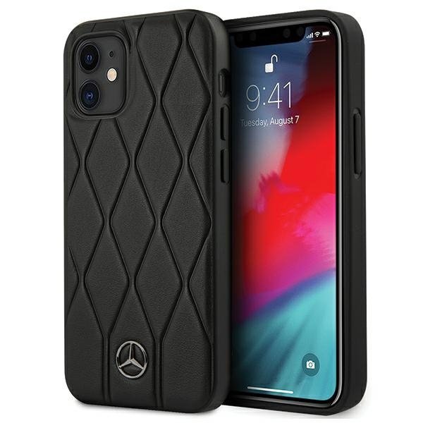 Mercedes MEHCP12SMULBK iPhone12 mini 5,4&quot; czarny/black hardcase Wave Line