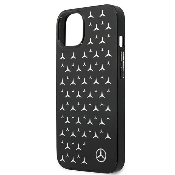Mercedes MEHCP13SESPBK iPhone 13 mini 5,4&quot; czarny/black hardcase Silver Stars Pattern