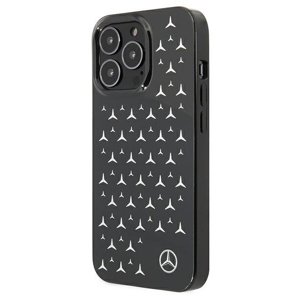 Mercedes MEHCP13LESPBK iPhone 13Pro / 13 6,1&quot; czarny/black hardcase Silver Stars Pattern