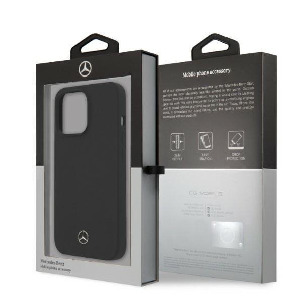Mercedes MEHMP13XSILBK iPhone 13 Pro Max 6,7&quot; czarny/black hardcase Silicone Magsafe