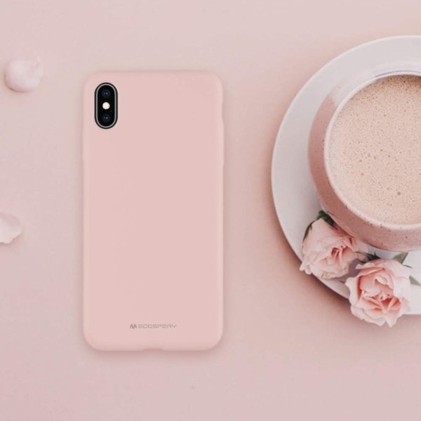 Mercury Silicone iPhone 15 Pro 6,1&quot;różowo-piaskowy/pink-sand