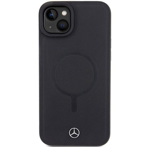 Mercedes MEHMP15S23RCMK iPhone 15 / 14 / 13 6.1&quot; czarny/black hardcase Smooth Leather MagSafe