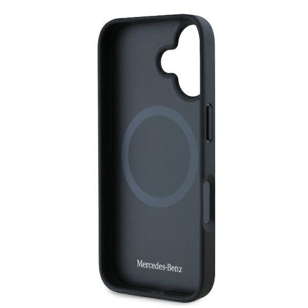 Mercedes MEHMP16M23RCMK iPhone 16 Plus6.7&quot; czarny/black hardcase Smooth Leather MagSafe