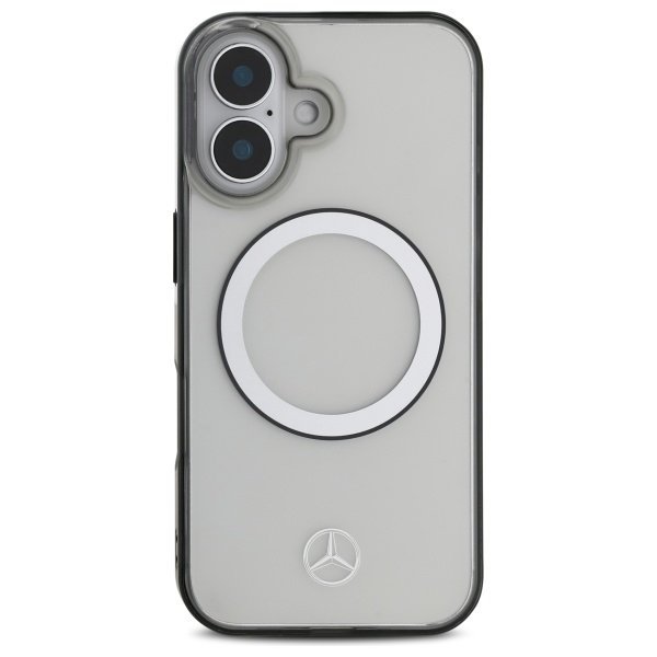 Mercedes MEHMP16S23HUOKC iPhone 16 6.1&quot;  transparent hardcase Printed logo MagSafe