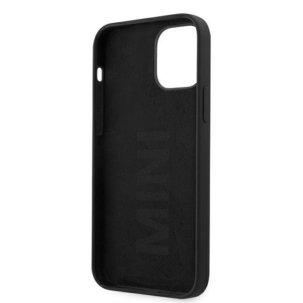 Mini MIHCP12LSLTBK iPhone 12 Pro Max 6,7&quot; czarny/black hard case Silicone Tone On Tone