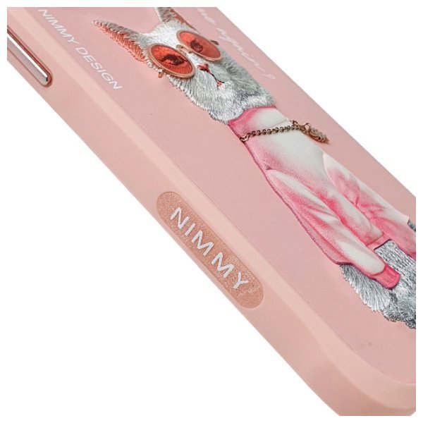Nimmy etui iPhone 15 Pro Max 6.7&quot;        różowy/pink Glasses Cool Cat