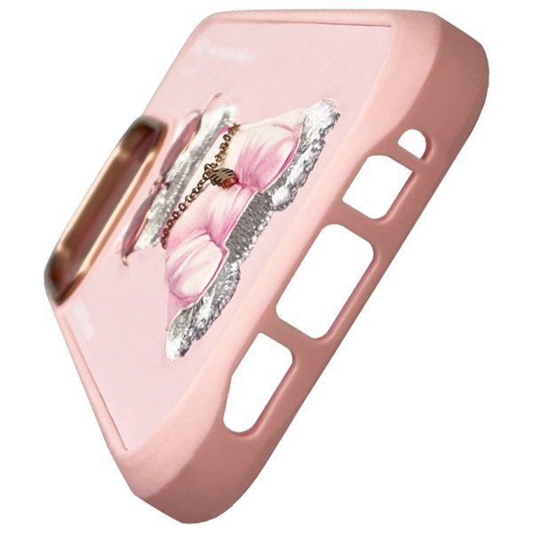 Nimmy etui iPhone 16 Pro 6.3&quot;            różowy/pink Glasses Cool Cat