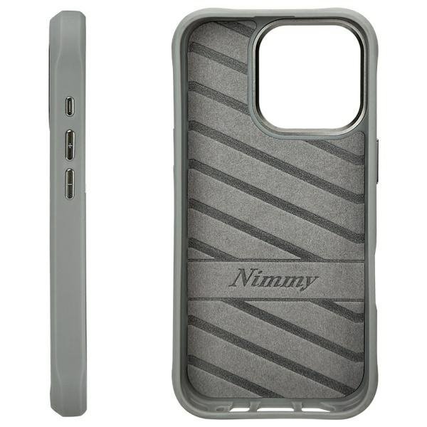 Nimmy etui iPhone 16 Pro Max 6.9&quot;        szary/gray Glasses Cool Cat