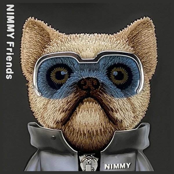 Nimmy etui iPhone 15 Pro Max 6.7&quot;        czarny/black Cool&Cute 2.0 Dog
