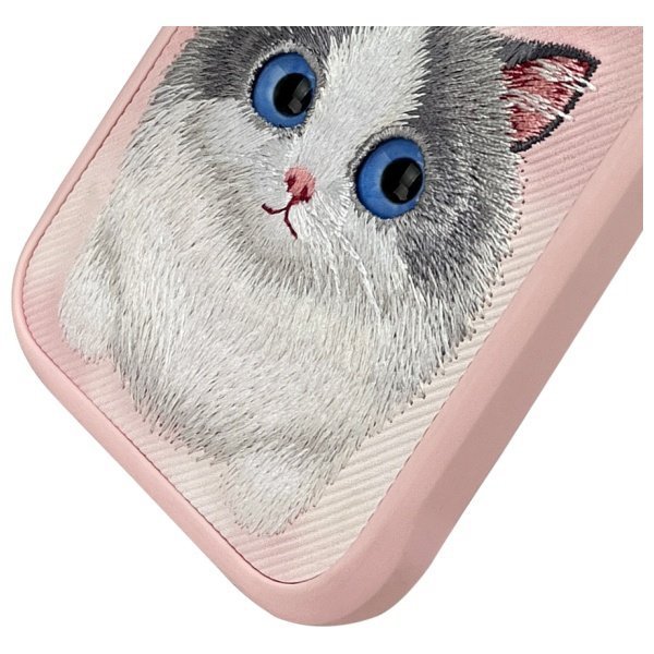 Nimmy etui iPhone 16 Pro Max 6.9&quot;        różowy/pink Big Eyed Pet 2.0 Cat