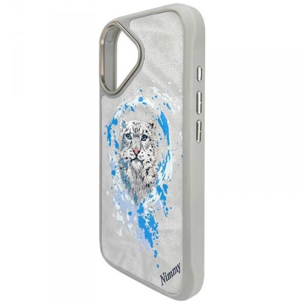 Etui Nimmy Pantera MagSafe do iPhone 16  jasnoszary