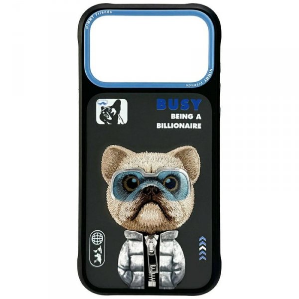 Etui Nimmy Cool&Cute 2.0 Dog do iPhone   17 Pro czarny
