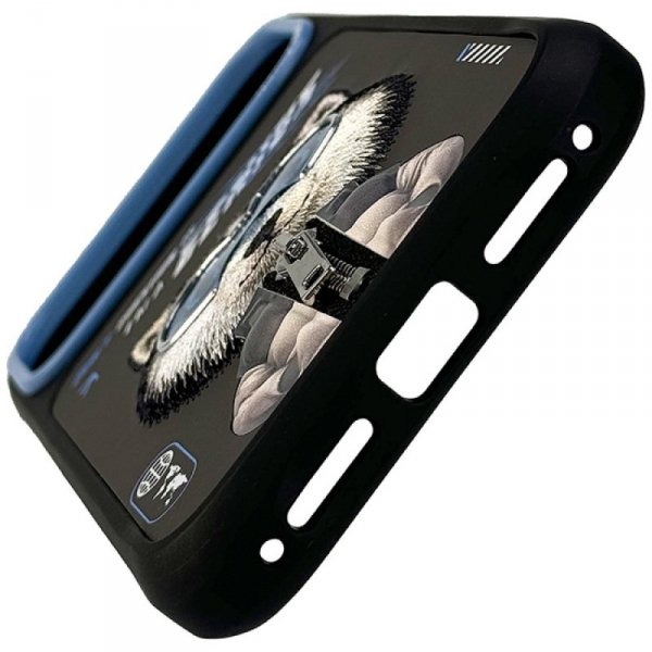 Etui Nimmy Cool&Cute 2.0 Wolf do iPhone  17 Pro czarny