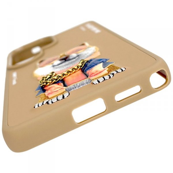 Etui Nimmy Glasses Cool Dog do Samsung   Galaxy S26 Ultra beżowy