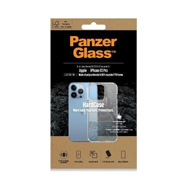 PanzerGlass HardCase iPhone 13 Pro 6,1&quot;Antibacterial Military grade clear 0323