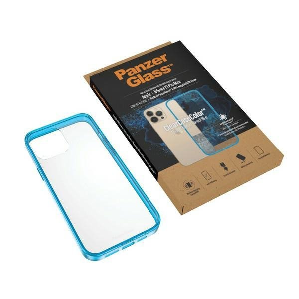 PanzerGlass ClearCase iPhone 13 Pro Max6.7&quot; Antibacterial Military grade Bondi Blue 0341