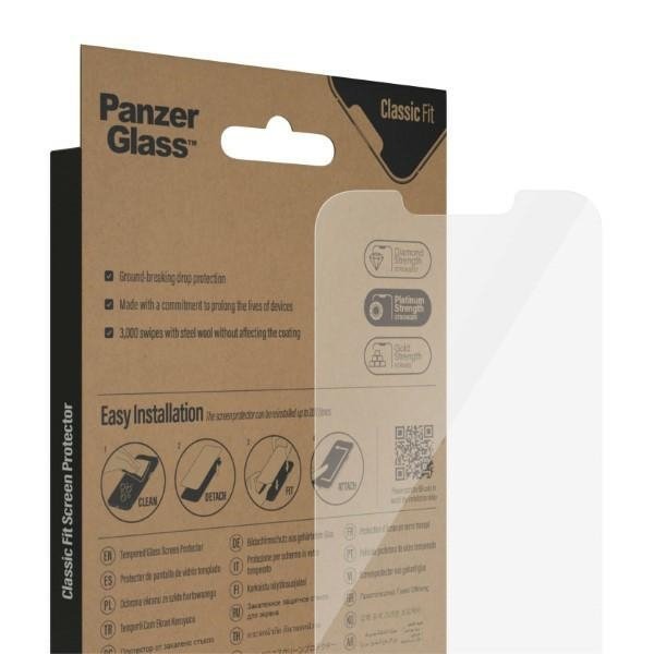 PanzerGlass Classic Fit iPhone 14 /13 Pro / 13 6,1&quot; Screen Protection Antibacterial 2767