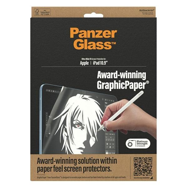 PanzerGlass GraphicPaper iPad 10.9&quot; (2022) Anti Glare, Case Friendly, Antibacterial 2800