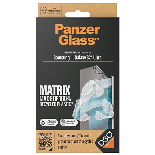 PanzerGlass Ultra-Wide Fit Sam S24 UltraS928 D3O Matrix Screen Protection 7355 z aplikatorem