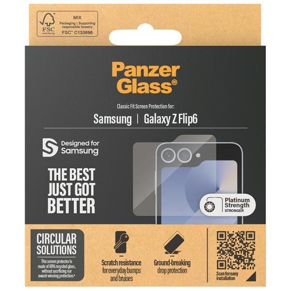 PanzerGlass Classic Fit Sam Z Flip6 F741Screen Protection 7368