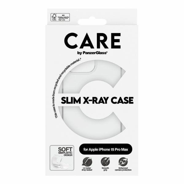 Etui CARE by PanzerGlass Slim X-Ray Case iPhone 15 Pro Max 6,7&quot; przezroczysty/transparent 1436